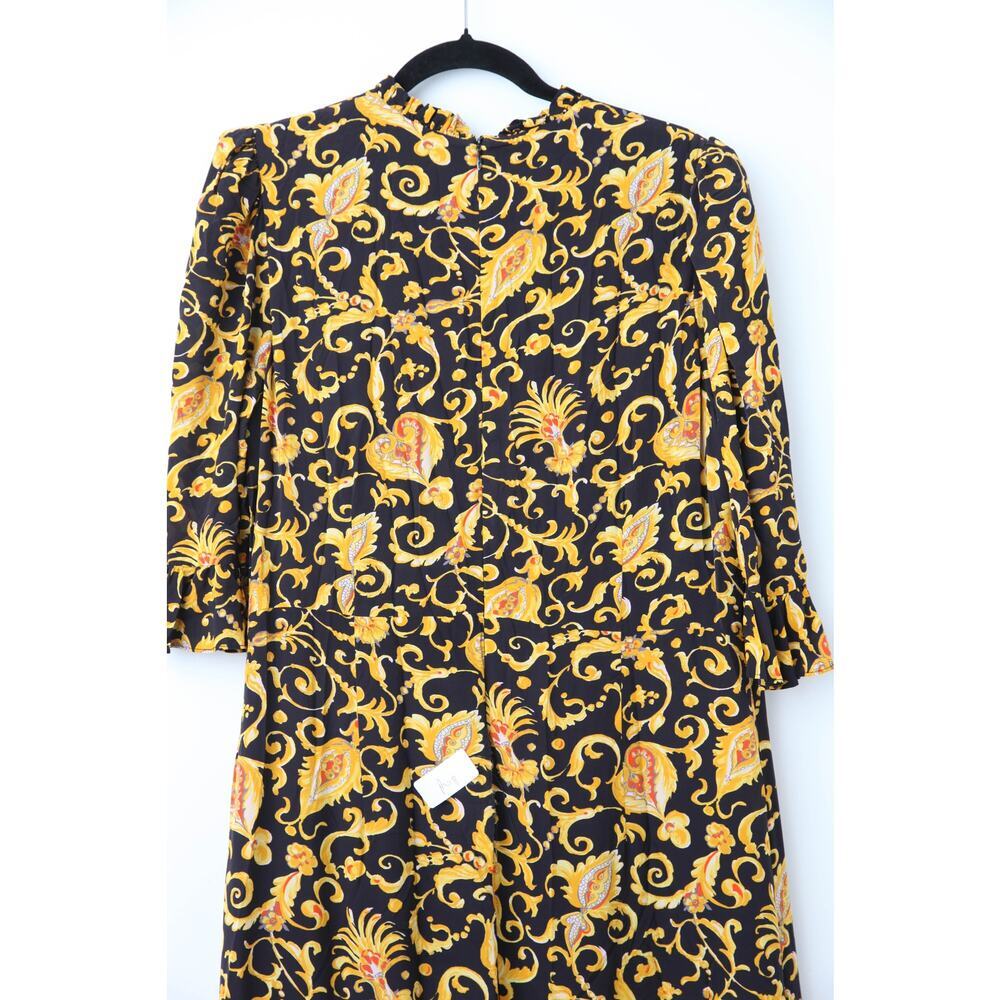 RHODE Felix Yellow Floral Dress Size 14 - Picture 9 of 10